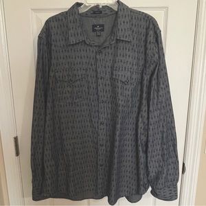 American Eagle Western Denim Button Down Men’s XXL slim fit EUC